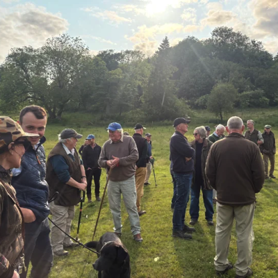 Conservation Trust shoot walk at Lees Court Estate